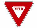 Yield Sign/Reflective Aluminum