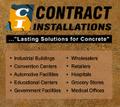 Contract Installations - Lasting Solutions for Concrete