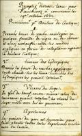 page from French pharmacy manuscript