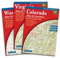 Topographic map coverage for an entire state in one convenient book