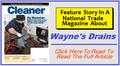 Waynes Drains Cleaner article