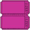 Roll & Raffle Tickets - Blank Purple