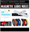 reusable magnetic label rolls