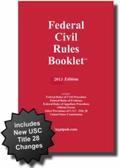 2013 Federal Civil Rules Booklet
