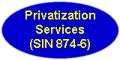 Privatization Services and Documentation under SIN 874-6