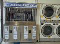 Water Vending Machine Model WS4-BB-3600 installed in Coin Laundry - Mini Water Store - Footprint Size: 2 dryer spaces