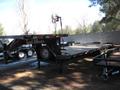 25' Gooseneck tandem axle trailer 14,000 GVW