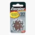 Energizer Hearing Aid Batteries - Zinc Air  1.4v 8 Pack