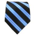 Bar Stripes - Black/Blue