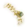 Vintage Couture Pearl & Gold Stretch Bracelet