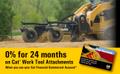0% for 24 months on Cat Work Tools