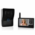 Video Door Phone and Camera Set - 3.5 Inch Monitor, Touch Button, Wireless