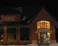 Exterior picture of the Summit Federal Credit Union at night.