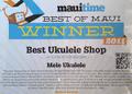 Best on Maui - Mele Ukulele
