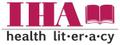 IHA Health literacy logo