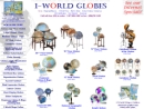 Website Snapshot of 1-WORLD GLOBES & MAPS