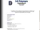 Website Snapshot of 3-D Polymers