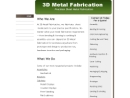 Website Snapshot of 3D METAL FABRICATION INC