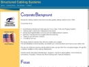 Website Snapshot of STRUCTURED CABLING SYSTEMS LLC