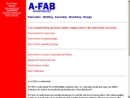 Website Snapshot of A-Fab Inc