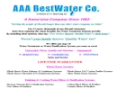Website Snapshot of A 1- A A A BESTWATER CO LTD