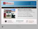 Website Snapshot of AAA Fire & Safety