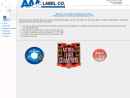 Website Snapshot of AAA Label Co. Inc.