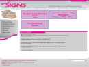 Website Snapshot of AAHS Signs & Graphics