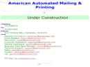 Website Snapshot of American Automated Mailing
