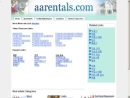 Website Snapshot of A & A Rentals Inc
