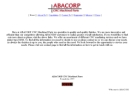 Website Snapshot of ABACORP CNC Machined Parts