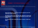 Website Snapshot of Abbey International Ltd.