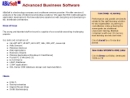Website Snapshot of ADVANCED BUSINESS SOFTWARE, LLC