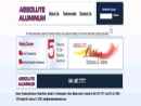 Website Snapshot of Absolute Aluminum & Construction Co.