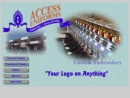 Website Snapshot of Access Uniform & Embroidery Works
