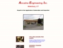 Website Snapshot of Acculine Engineering, Inc.