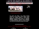 Website Snapshot of Ace Pump & Supply