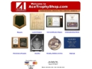 Website Snapshot of Ace Trophy