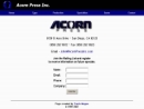 Website Snapshot of Acorn Press, Inc.
