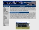 Website Snapshot of Acousticom Corp.