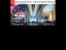 Website Snapshot of ACOUSTICS INCORPORATED