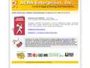 Website Snapshot of ACRA ENTERPRISES INC