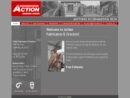 Website Snapshot of Action Fabricators & Erectors