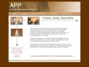 Website Snapshot of Action Precision Products, Inc.