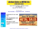 Website Snapshot of ACTION SALES & METAL CO INC