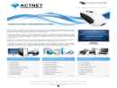 Website Snapshot of Actnet Advance Technology Corp.