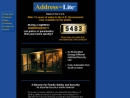 Website Snapshot of Address-O-Lite