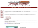 Website Snapshot of ADVANCED MACHINERY SYSTEMS COR