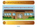 Website Snapshot of Advantage Signs & Graphics, Inc.