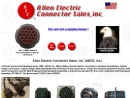 Website Snapshot of ALLEN ELECTRIC CONNECTOR SALES, INC.